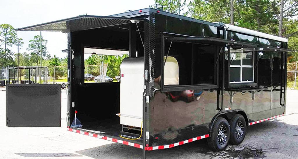 2025 Southern Dimensions Concession Trailer 22 Foot- With OLE Hickory CTO and Gull Doors (SDG-234) - Image 4